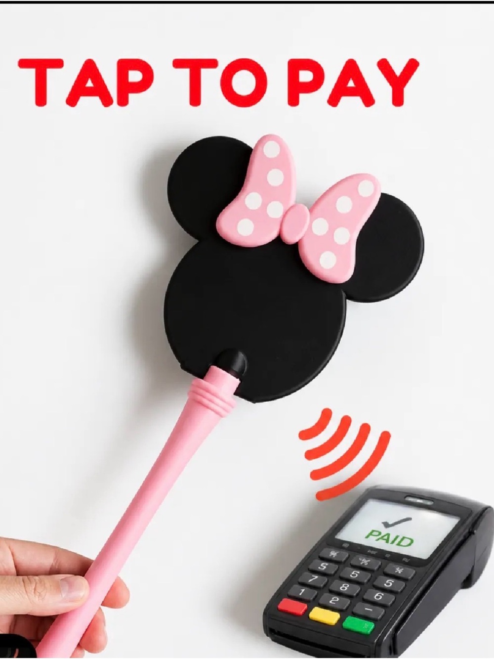 Tap to Pay Minni me Mouse Wand